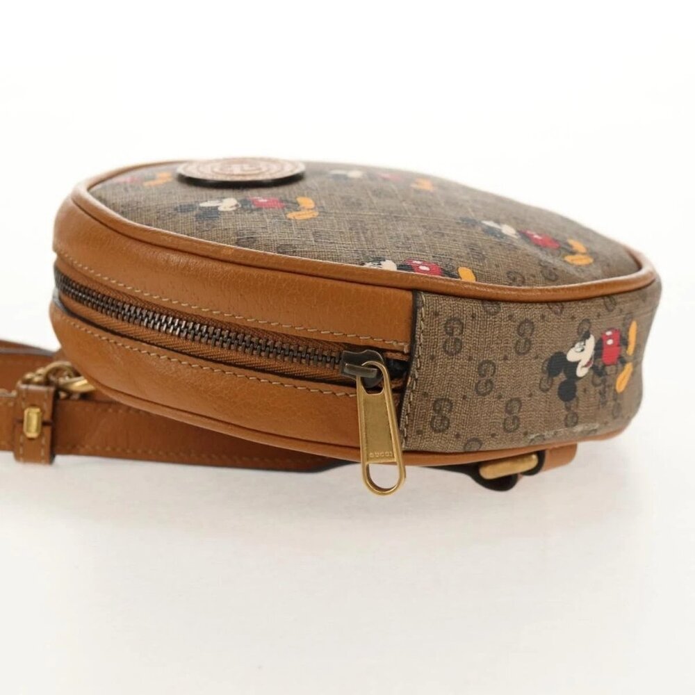 GUCCI Micro GG Supreme Disney Mini Backpack PVC Beige Gold 603730 Auth am9564M - Picture 6 of 15